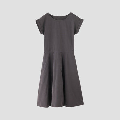 END ON END SHIRTING DRESS