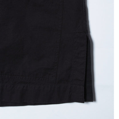 BLACK WARP COTTON DENIM SHIRT