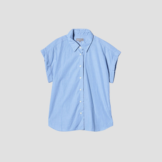 LIGHT END ON END COTTON SHIRT