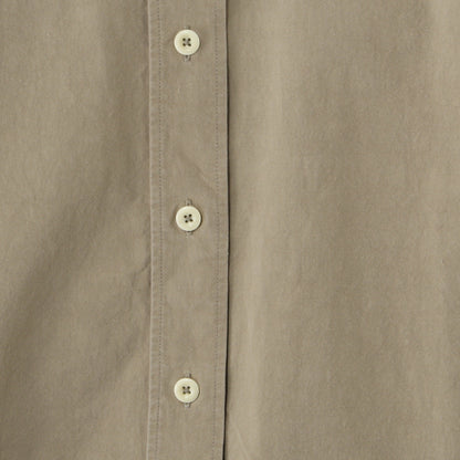 COTTON LINEN PLAIN WEAVE SHIRT