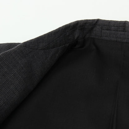 PRINCE OF WALES CHECK WOOL LINEN JACKET