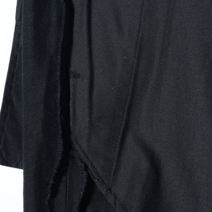 LINEN COTTON TWILL TROUSERS