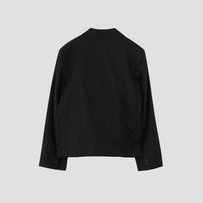 FINE WOOL POPLIN JACKET