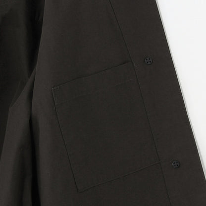 WASHED COTTON POPLIN COAT