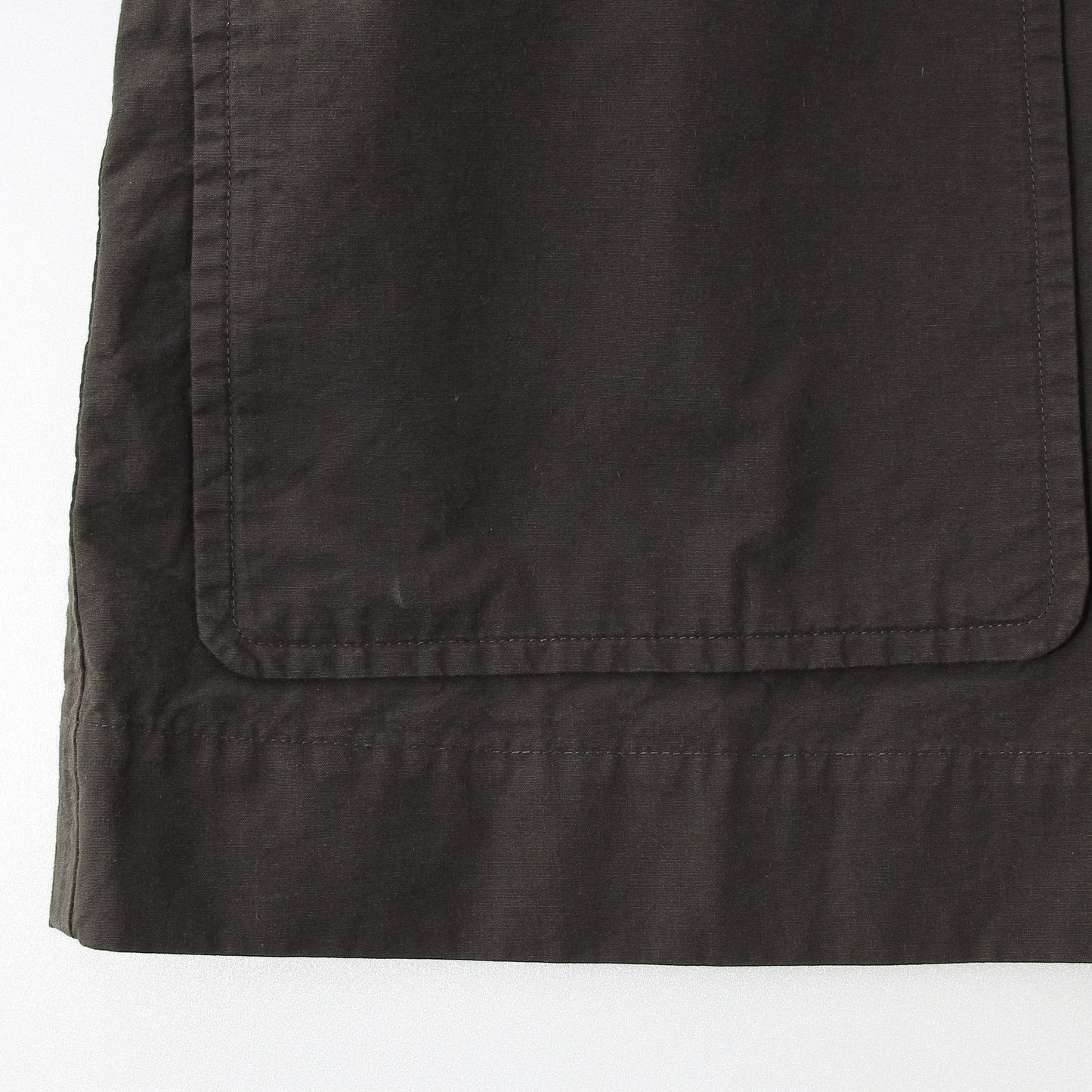 WASHED COTTON POPLIN COAT
