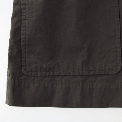 WASHED COTTON POPLIN COAT