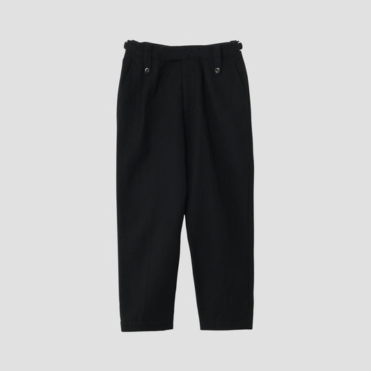 WOOL SARGE TROUSERS