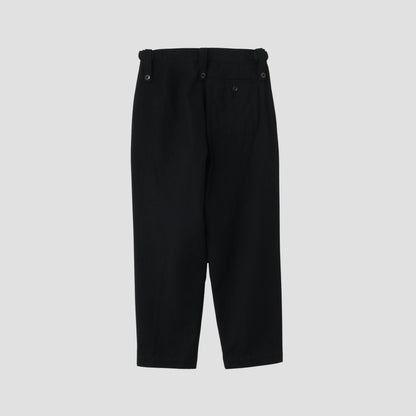 WOOL SARGE TROUSERS