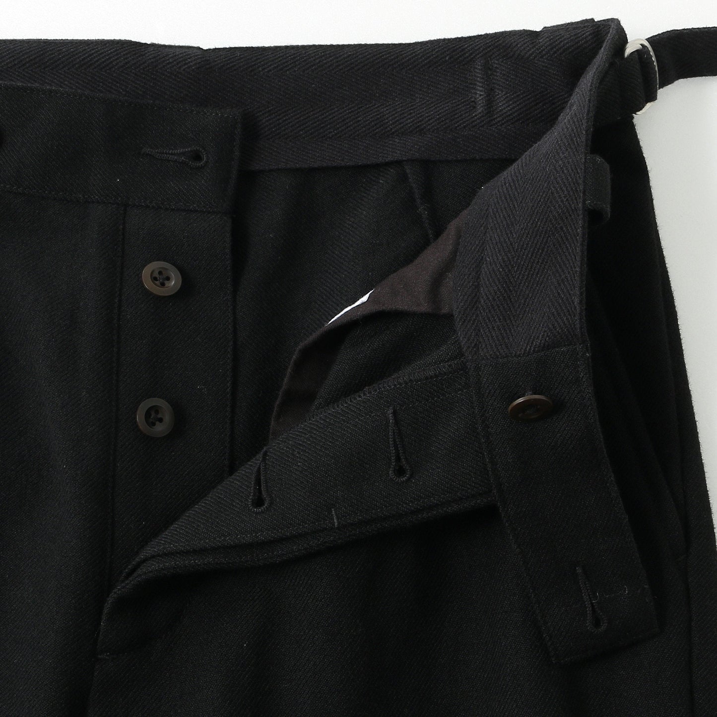 WOOL SARGE TROUSERS