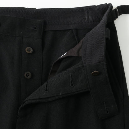 WOOL SARGE TROUSERS
