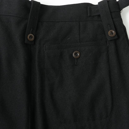 WOOL SARGE TROUSERS