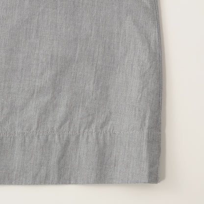 END ON END COTTON SHIRTING DRESS