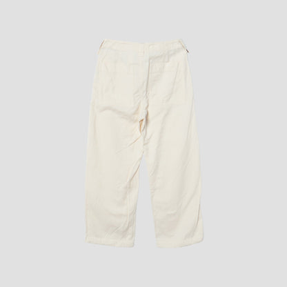 HIGHTWISTED COTTON LINEN TROUSERS