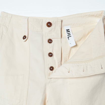 HIGHTWISTED COTTON LINEN TROUSERS