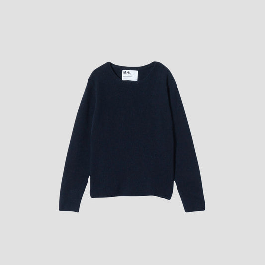 WASHED WOOL KNIT