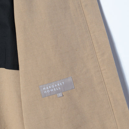 COTTON LINEN PLAIN WEAVE BLOUSON