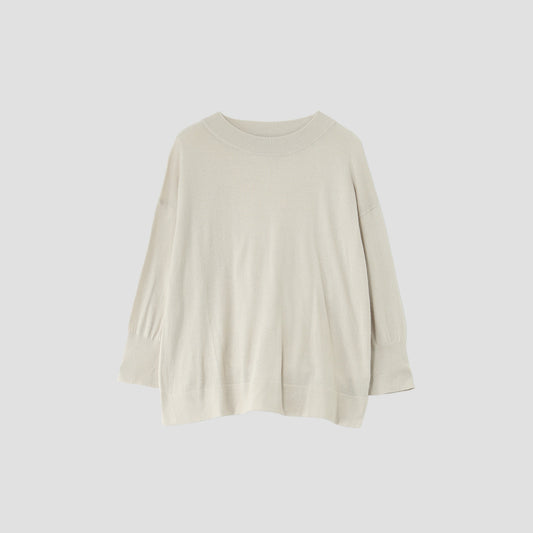 TWISTED COTTON SILK KNIT