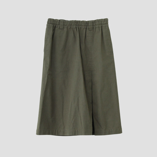 ORGANIC COTTON GABARDINE SKIRT