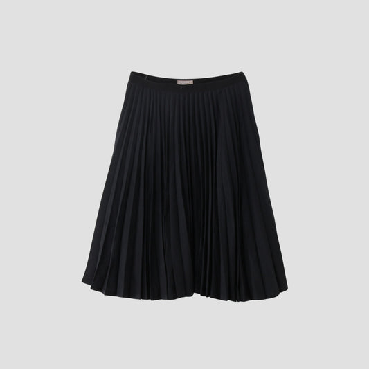 FINE WOOL TWILL SKIRT
