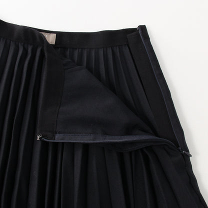 FINE WOOL TWILL SKIRT