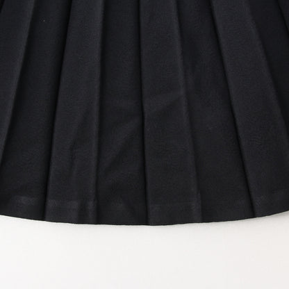 FINE WOOL TWILL SKIRT