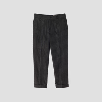 COTTON LINEN TWILL TROUSERS