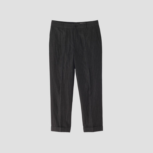 COTTON LINEN TWILL TROUSERS