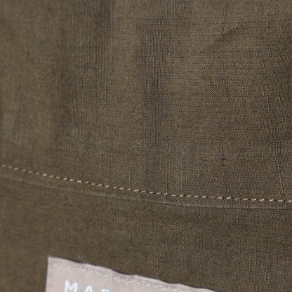 FINE PLAINWEAVE COTTON LINEN DRESS