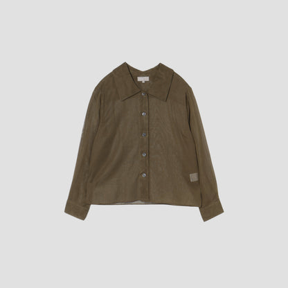COTTON ORGANZA SHIRT