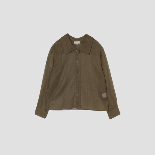 COTTON ORGANZA SHIRT