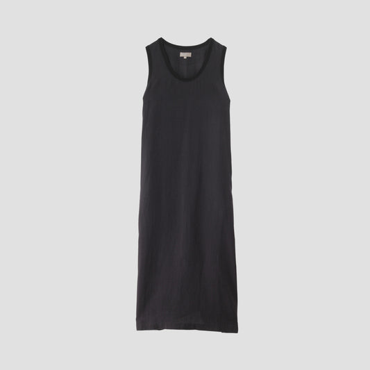 PLAIN WEAVE LINEN DRESS