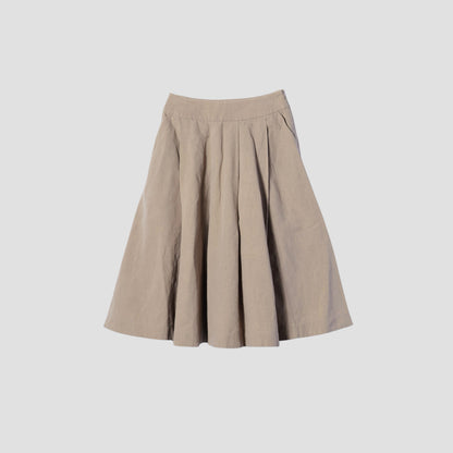 FINE LINEN COTTON SKIRT