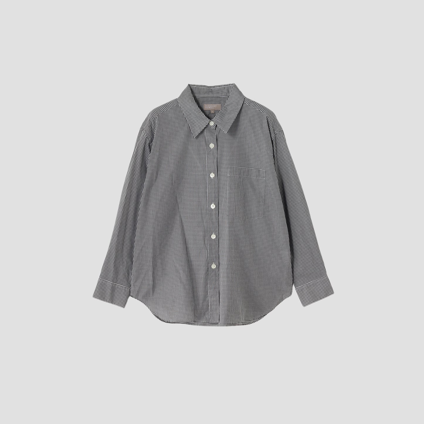 SUPERFINE COTTON GINGHAM SHIRT