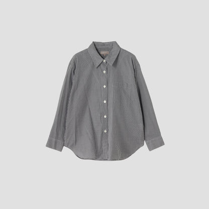 SUPERFINE COTTON GINGHAM SHIRT