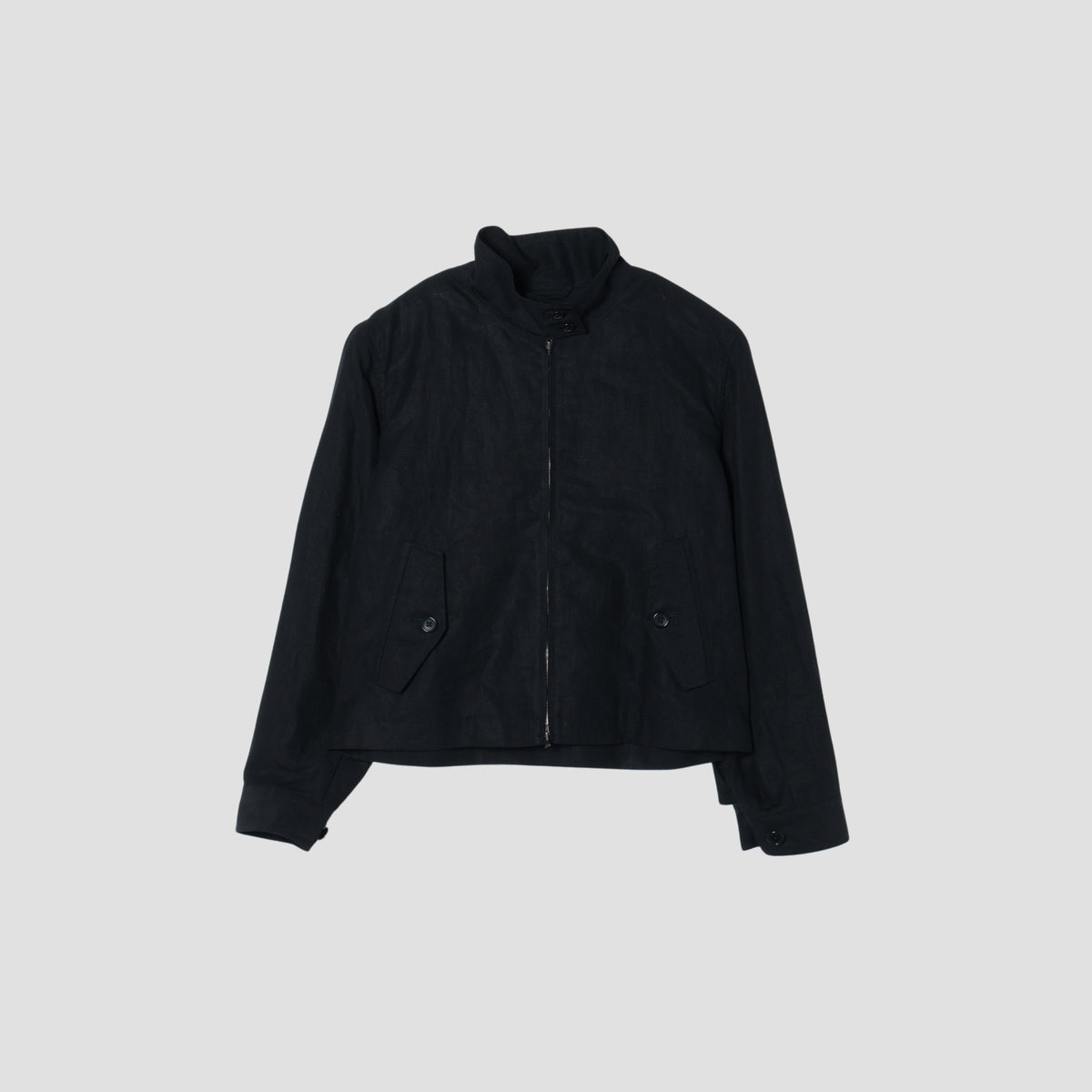 DENSE LINEN POPLIN BLOUSON