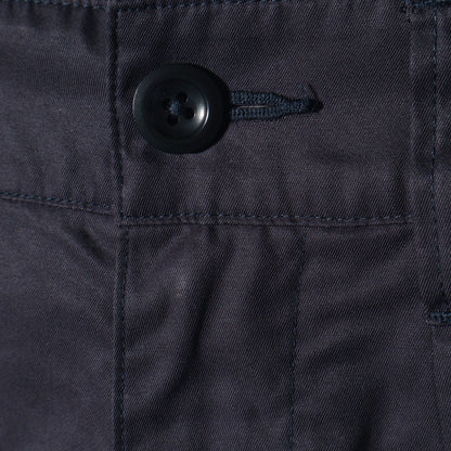 HIGH DENSE LINEN POPLIN TROUSERS