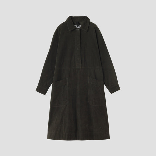 DRY COTTON NEEDLECORD DRESS