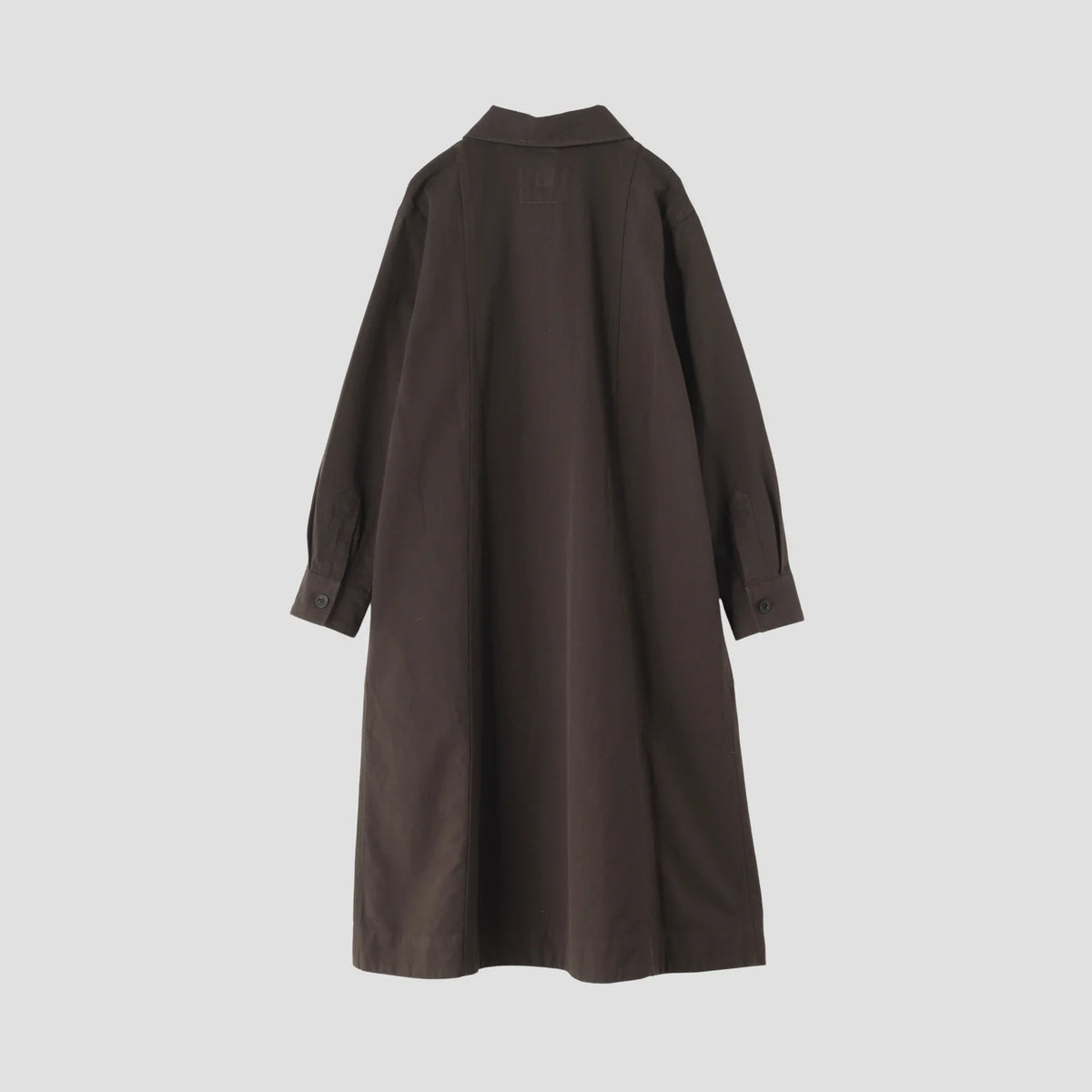 WOOL COTTON TWILL DRESS