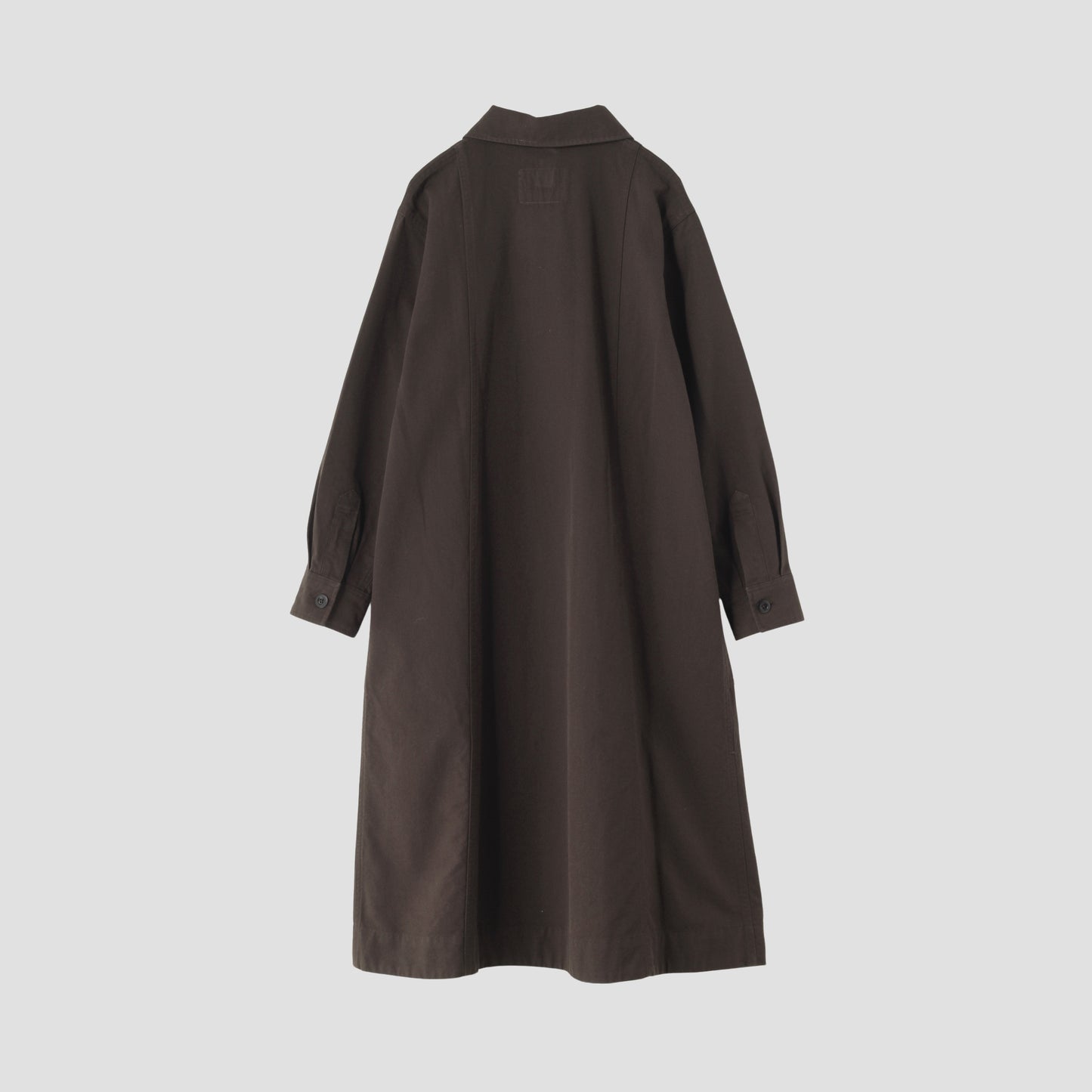 WOOL COTTON TWILL DRESS