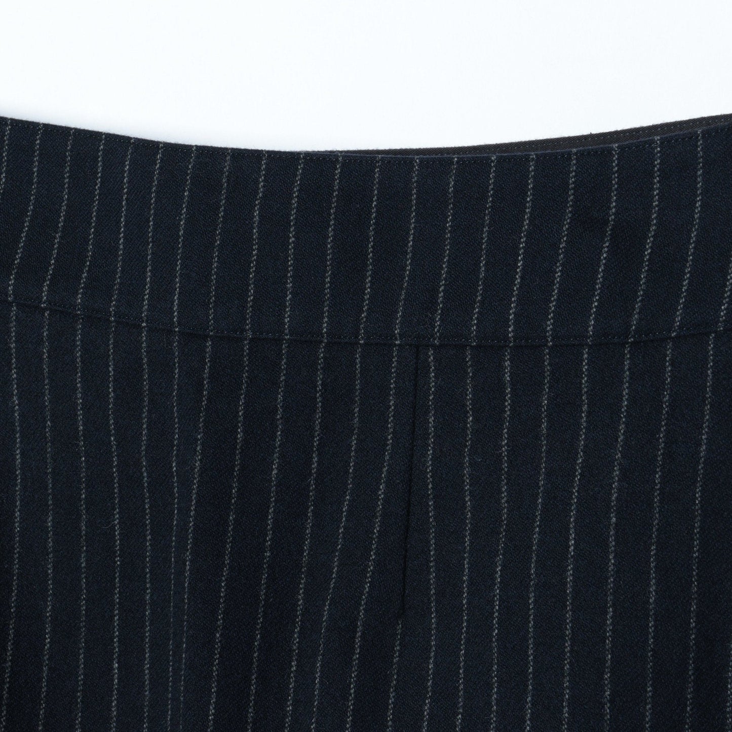 BROKEN STRIPE WOOL SKIRT