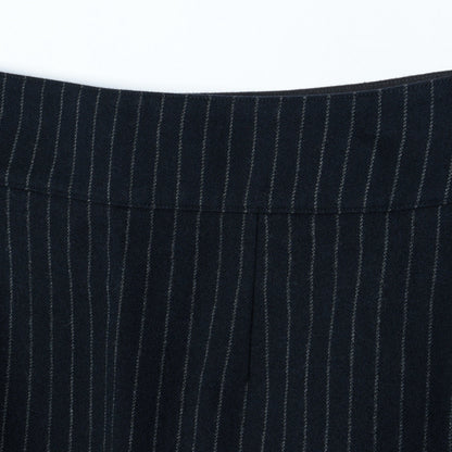 BROKEN STRIPE WOOL SKIRT