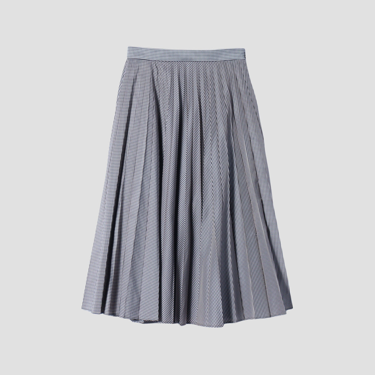 GINGHAM CHECK BLEND SKIRT