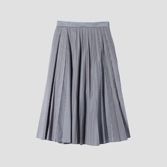 GINGHAM CHECK BLEND SKIRT
