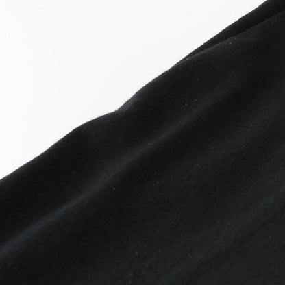BLACK FLANNEL TROUSERS