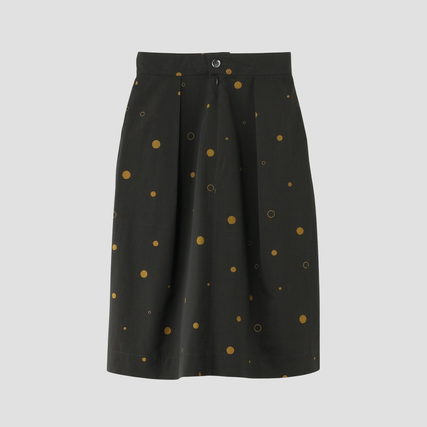 SPOT PRINT COTTON SILK SKIRT