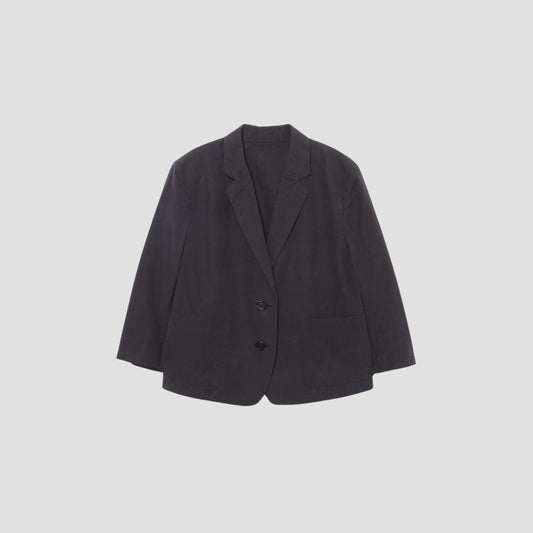 WASHED YARN DYE POPLIN JACKET