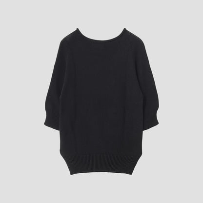 CAST OFF ROLL NECK KNIT