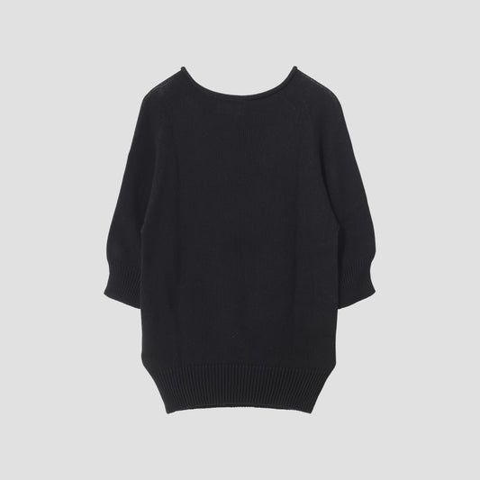 CAST OFF ROLL NECK KNIT