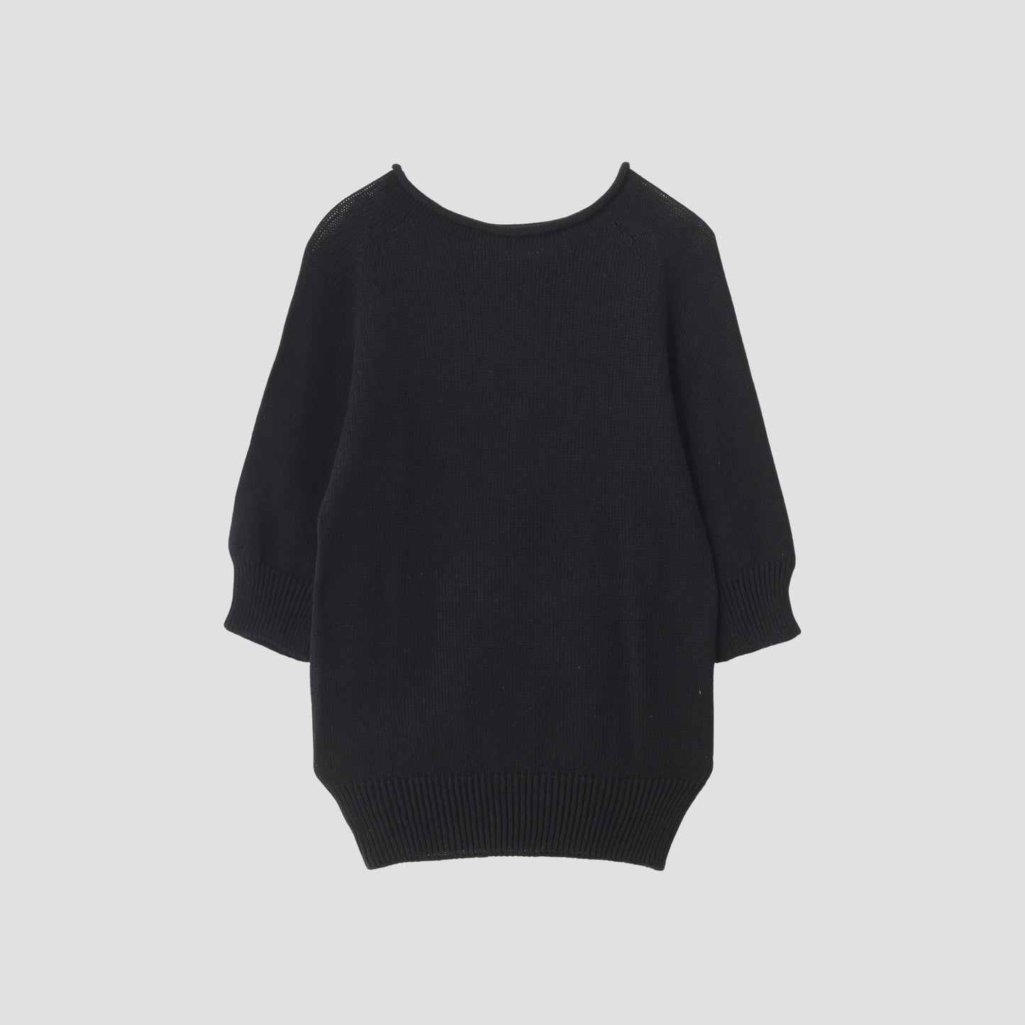 CAST OFF ROLL NECK KNIT