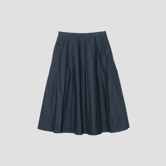COTTON POLYESTER TWILL SKIRT